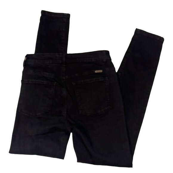 Kancan Black Distressed Mid Rise Straight Leg Womens‎ 11/29 - Picture 9 of 13